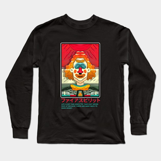 CLOWN Long Sleeve T-Shirt by onora